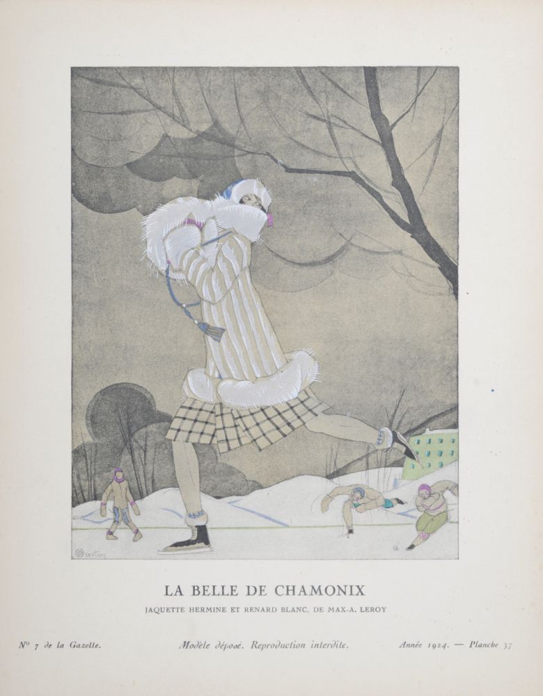 Трафарет Martin - La Belle de Chamonix, 1924