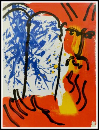 Литография Chagall - LA BIBLE - MOISE I