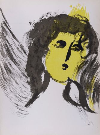 Литография Chagall - La Bible : Ange, 1956