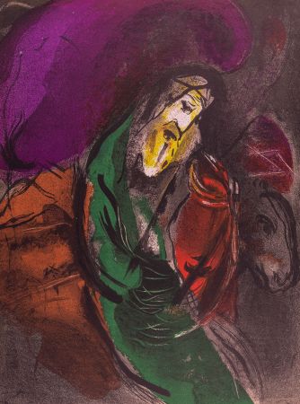 Литография Chagall - La Bible : Jérémie, 1956