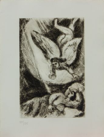 Гравюра Chagall - LA BIBLE ( SONGE DE SALOMON )