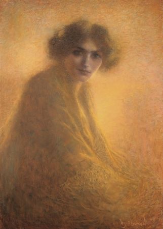 Нет Никаких Технических Levy Dhumer - La Bienveilleante / The Kind Lady - Dessin Original / Original Drawing - PASTEL - 1917