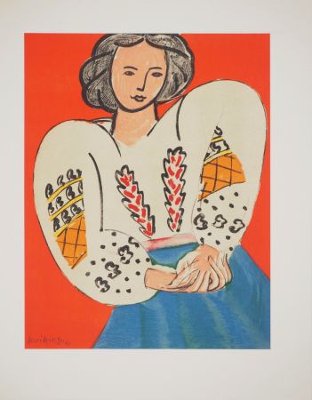 Литография Matisse - La blouse roumaine