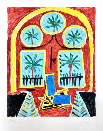 Акватинта Picasso - La Californie (Interieur Rouge)