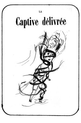 Литография Dutertre - La captive