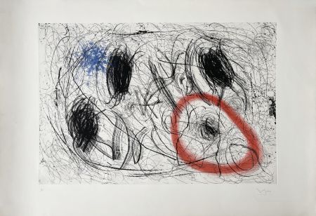 Офорт И Аквитанта Miró - La chevelure de Bérénice I