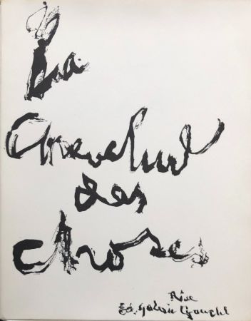 Иллюстрированная Книга Dotremont - La Cheveure des Choses