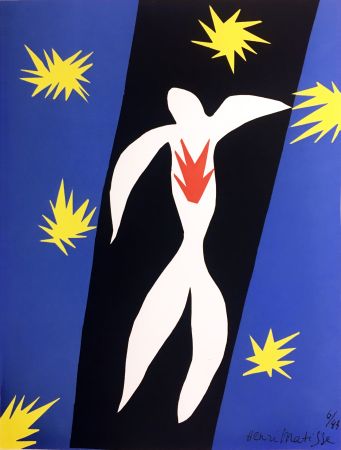 Литография Matisse - LA CHUTE D'ICARE. Verve. Vol. IV, No. 13. DE LA COULEUR (1945).