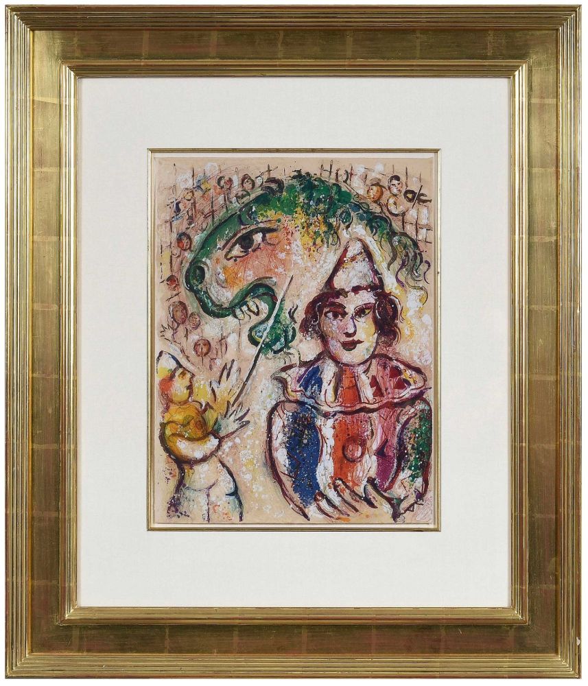 Литография Chagall - La Cirque