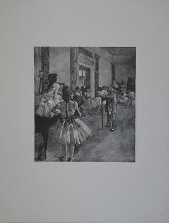 Гравюра На Дереве Degas - La classe de Danse