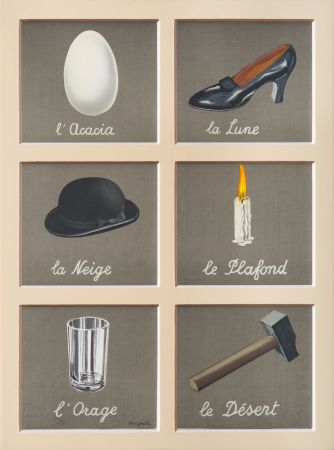 Литография Magritte - La Clé des Songes