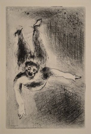 Гравюра Chagall - La Colère II / Der Zorn II