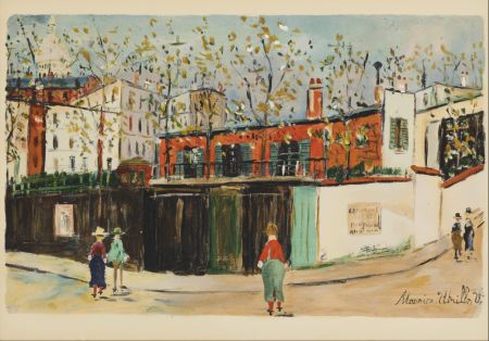 Трафарет Utrillo - La Commune Libre de Montmartre, 1959