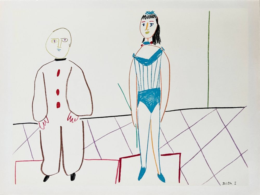 Литография Picasso - La Comédie Humaine