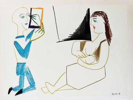 Литография Picasso - La Comédie Humaine
