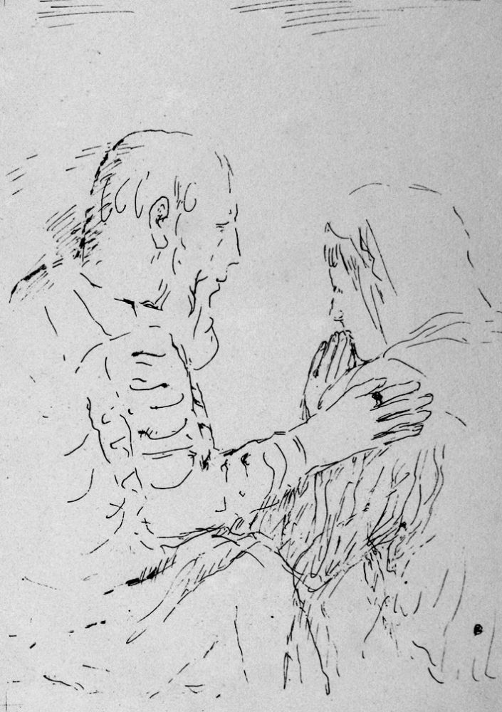 Литография Bonnard - La confessione
