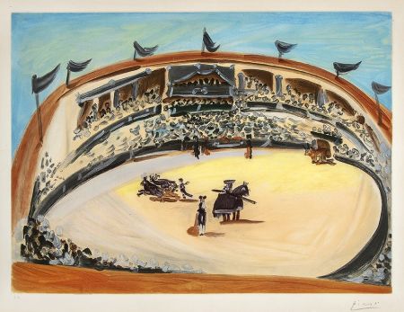 Акватинта Picasso - La Corrida (The Bullfight)