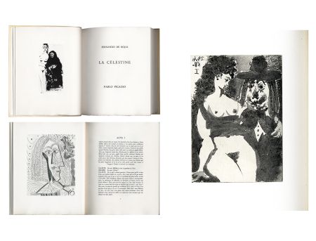 Иллюстрированная Книга Picasso - LA CÉLESTINE. 66 gravures originales de Pablo Picasso (1971)