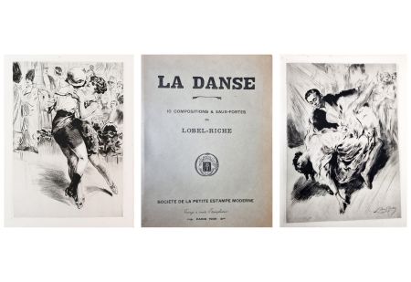 Офорт Lobel-Riche - LA DANSE. 10 compositions & eaux-fortes de Lobel-Riche (1939)
