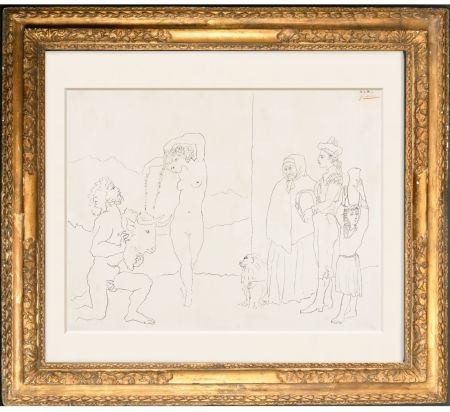 Литография Picasso - La danse des banderilles