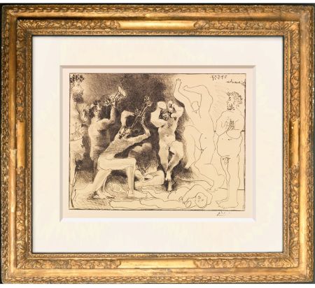 Литография Picasso - La danse des faunes