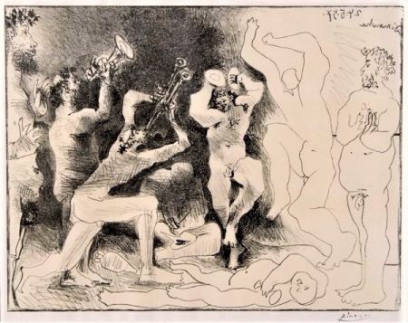 Литография Picasso - La Danse des Faunes