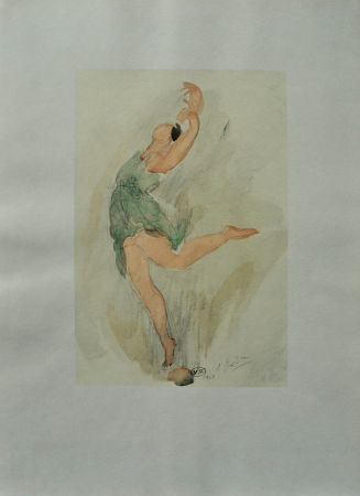 Гравюра Rodin - La danseuse