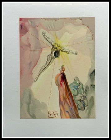 Гравюра На Дереве Dali - LA DIVINE COMEDIE - L'apparition du Christ