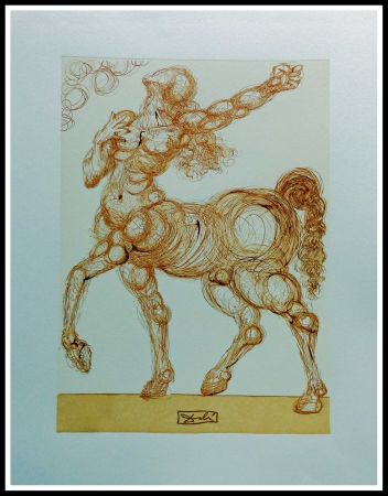 Гравюра На Дереве Dali - LA DIVINE COMEDIE - Le centaure
