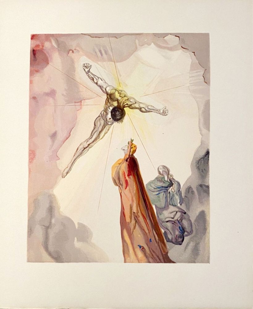 Гравюра На Дереве Dali - La Divine Comédie - Paradis 14 - L'apparition du Christ