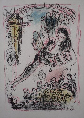 Литография Chagall - La Feerie et le Royaume, planche 7