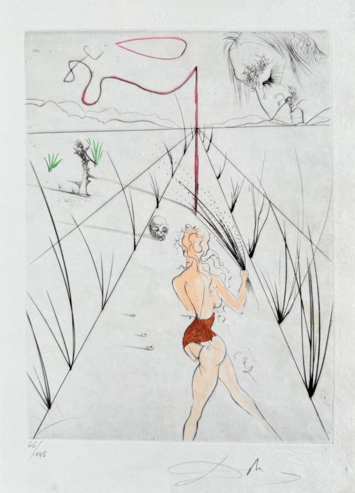 Гравюра Dali - La Femme au fouet