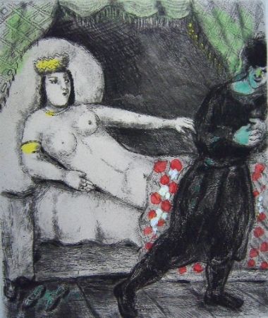 Гравюра Chagall - La femme de Potiphar