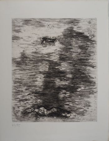 Гравюра Chagall - La femme noyée