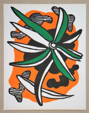 Литография Leger - La fleur, 1952 / 71