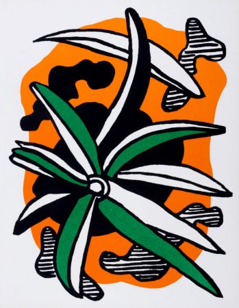 Литография Leger - La Fleur, 1971