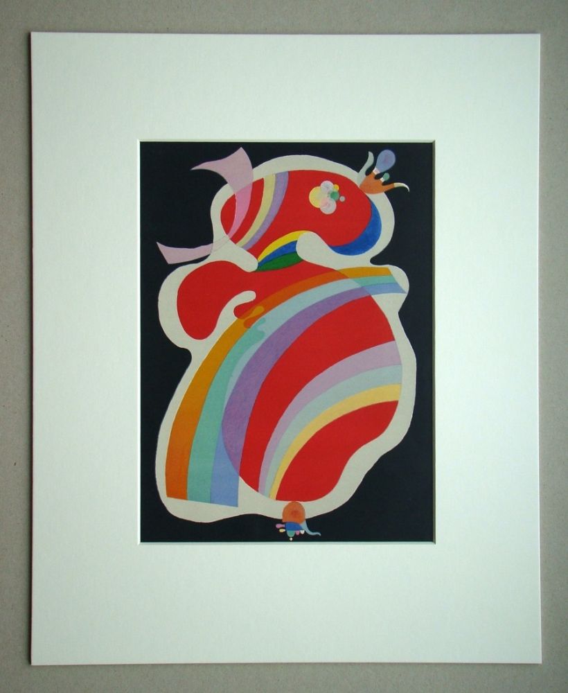 Литография Kandinsky - La Forme Rouge - 1938