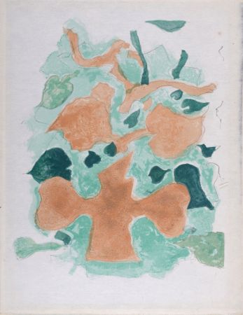 Литография Braque - La Forêt, 1963