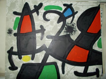 Литография Miró - La fusée