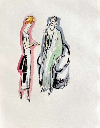 Литография Van Dongen - La Garçonne