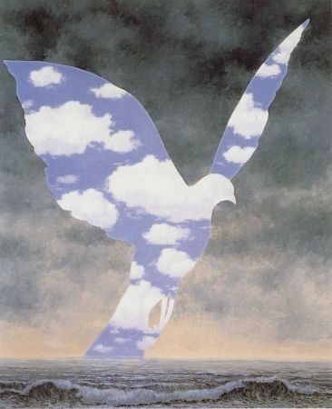 Литография Magritte - La grande famille