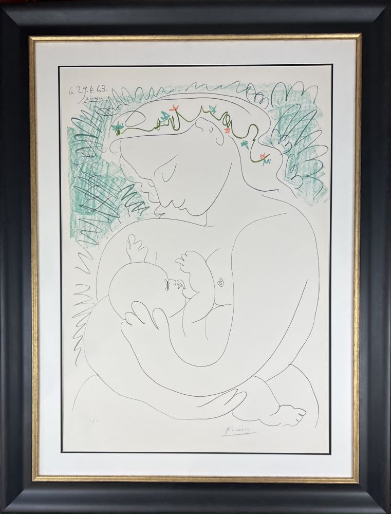 Литография Picasso - La Grande Maternité