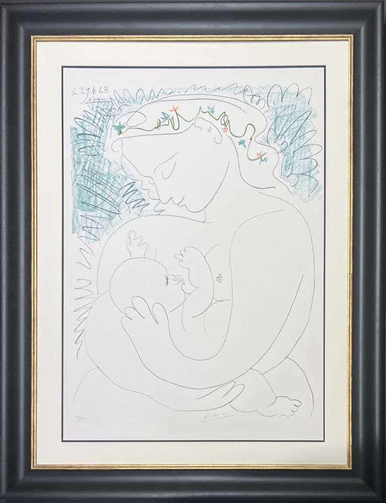 Литография Picasso - La Grande Maternité, 1963