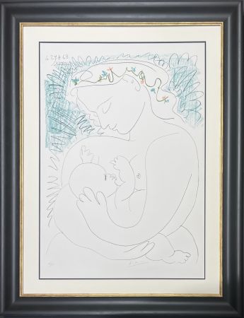 Литография Picasso - La Grande Maternité, 1963