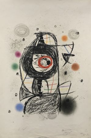Литография Miró - La Jalouse