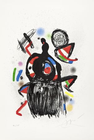 Литография Miró - La Jeteuse de sorts 