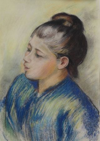 Литография Renoir - La jeune fille au chignon