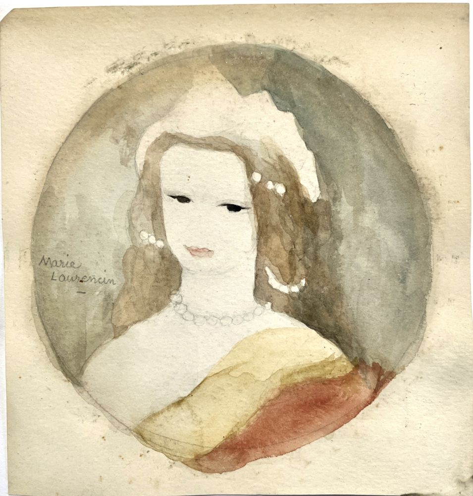 Нет Никаких Технических Laurencin - La jeune fille au collier, vers 1940