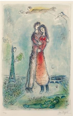 Литография Chagall - La Joie