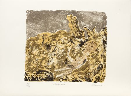 Литография Dubuffet - La lande dorée